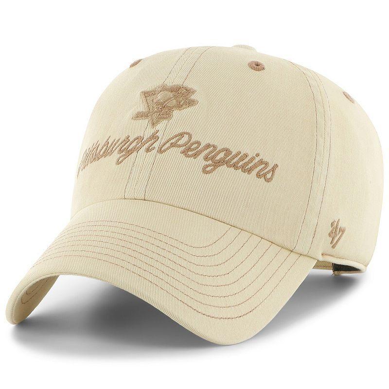 Womens 47 Cream Pittsburgh Penguins Haze Clean Up Adjustable Hat Product Image