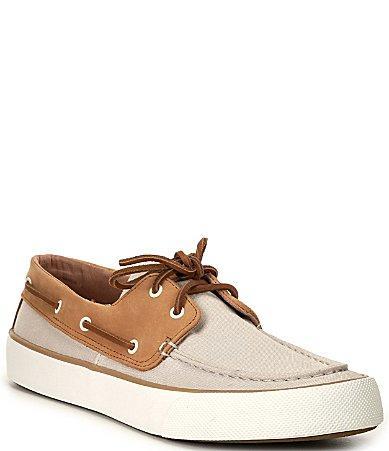 Sperry Mens Bahama II Linen Sneakers Product Image