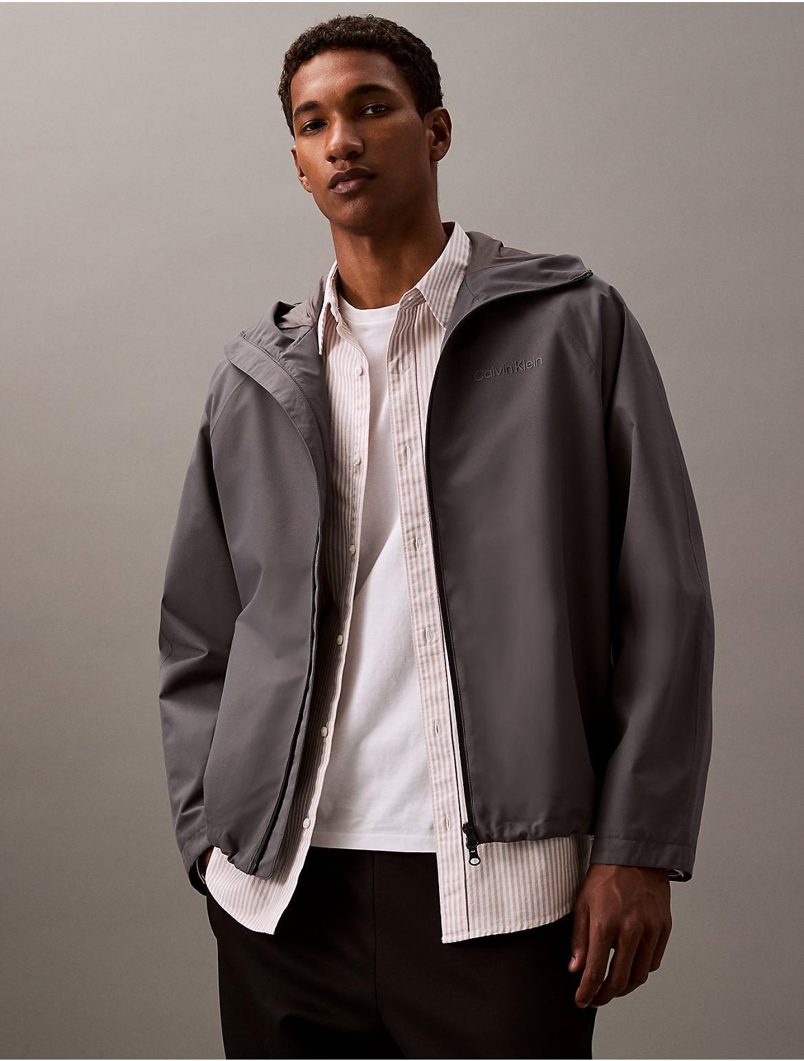 Calvin Klein Mens Waterproof Windbreaker Jacket - Black - XS Product Image