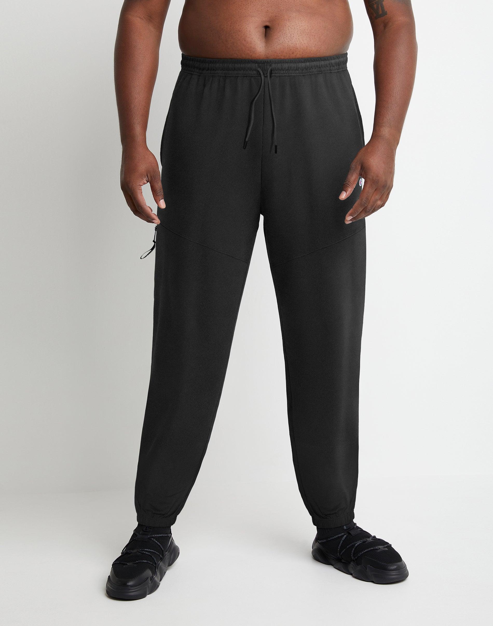 Mens Champion Big & Tall Global Explorer French Terry Joggers, 30-34 Black 4XL TAL Product Image