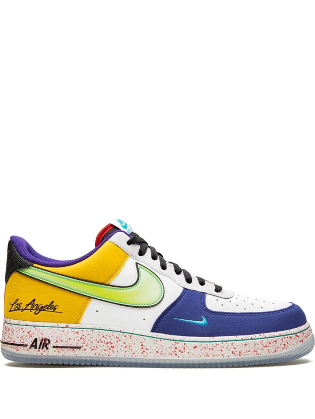 NIKE Air Force 1 07 Lv8 "what The La" Sneakers In Blue Product Image