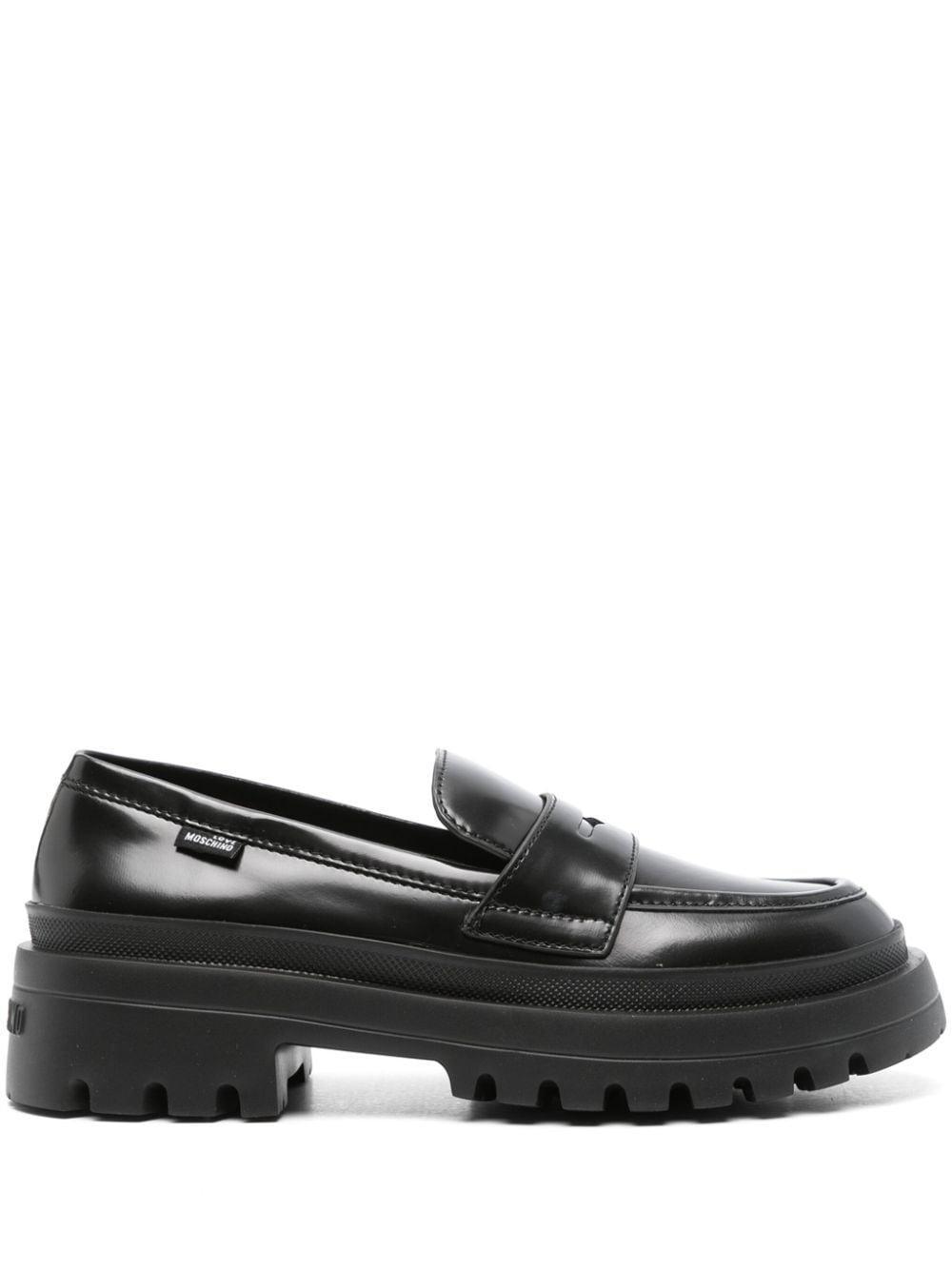 penny slot leather loafers product image