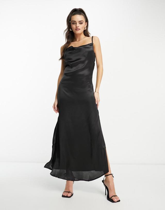 AX Paris slip dress in black  Product Image