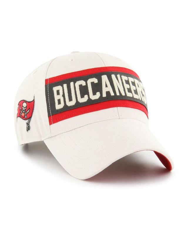 Men's '47 Cream Tampa Bay Buccaneers Crossroad MVP Adjustable Hat Product Image