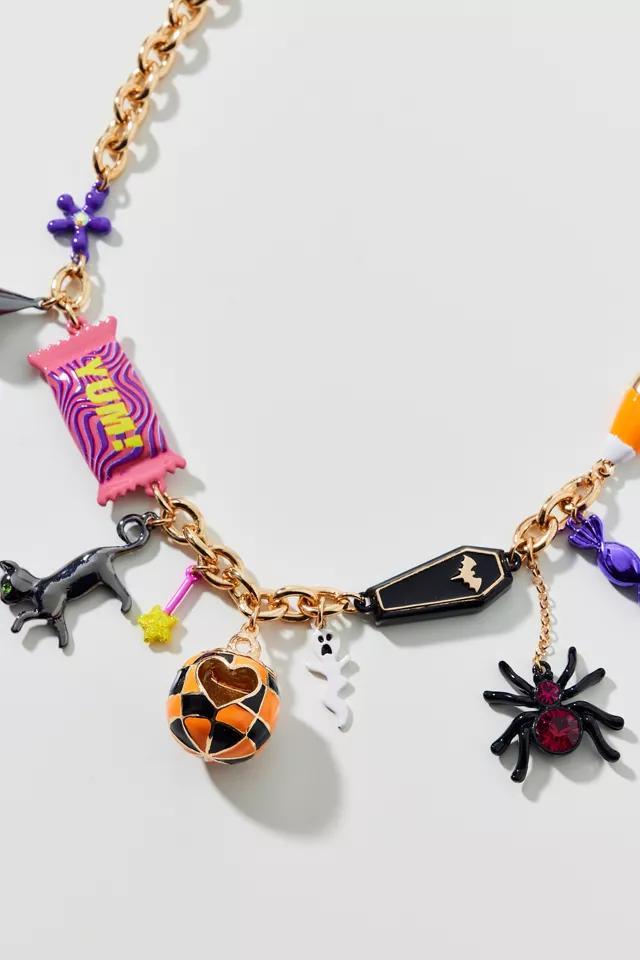 Betsey Johnson Ghoul Friends Halloween Charm Necklace Product Image