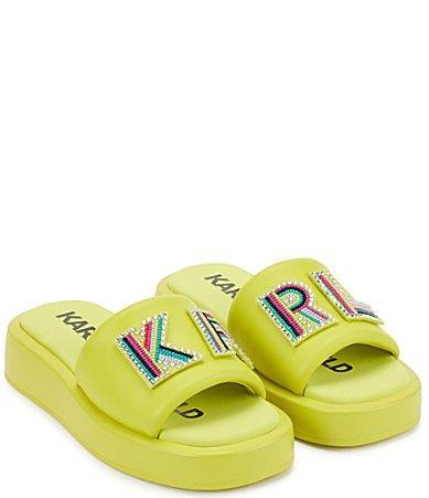 Karl Lagerfeld Paris Opal Platform Slide Sandal Product Image