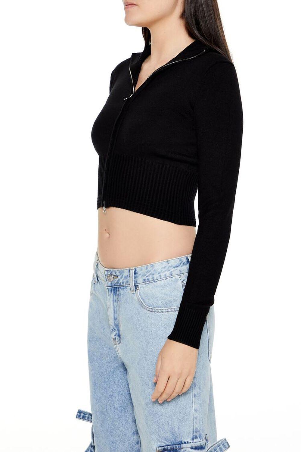 Cropped Zip-Up Sweater | Forever 21 Product Image