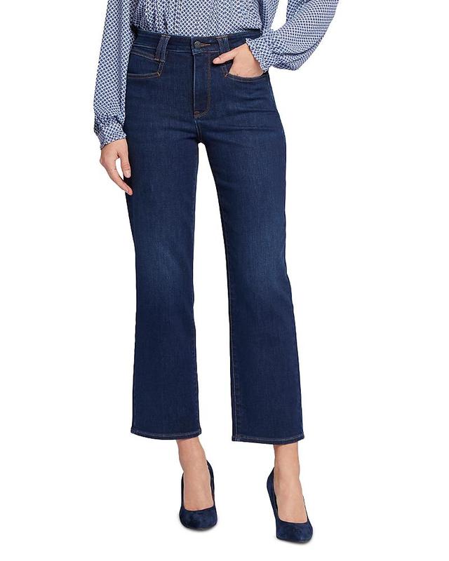 NYDJ High Waist Ankle Relaxed Straight Leg Jeans Product Image