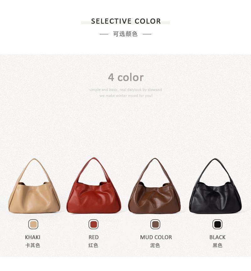 Faux Leather Tote Bag Product Image