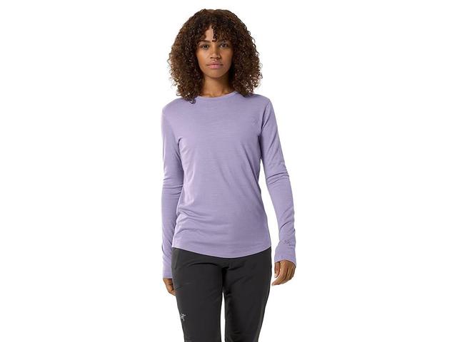 Arc'teryx Lana Merino Wool Crew Long Sleeve (Velocity) Women's Clothing Product Image