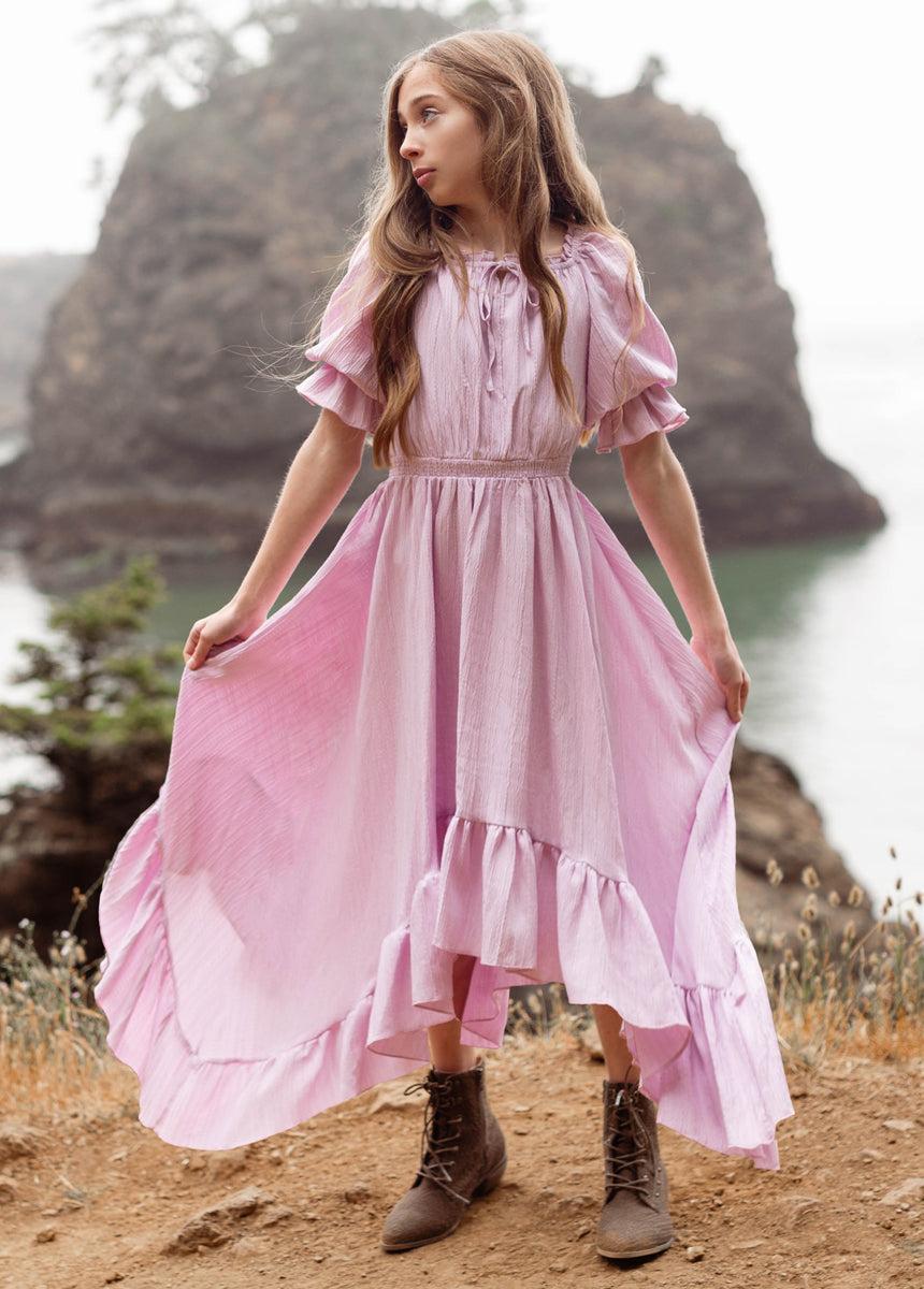 Gwenola Dress in Lilac Product Image