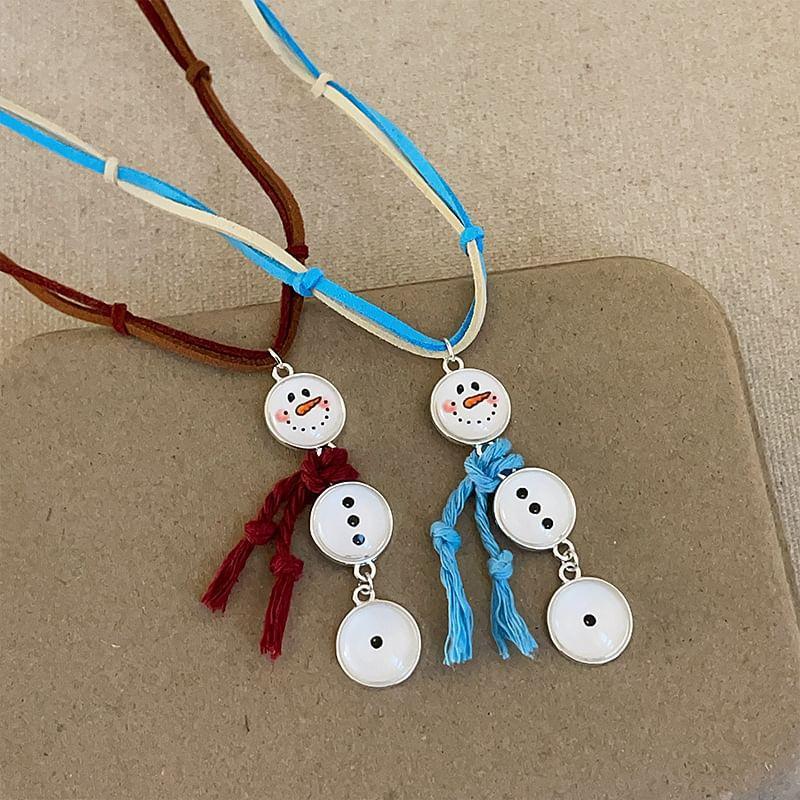 Snowman Necklace Product Image