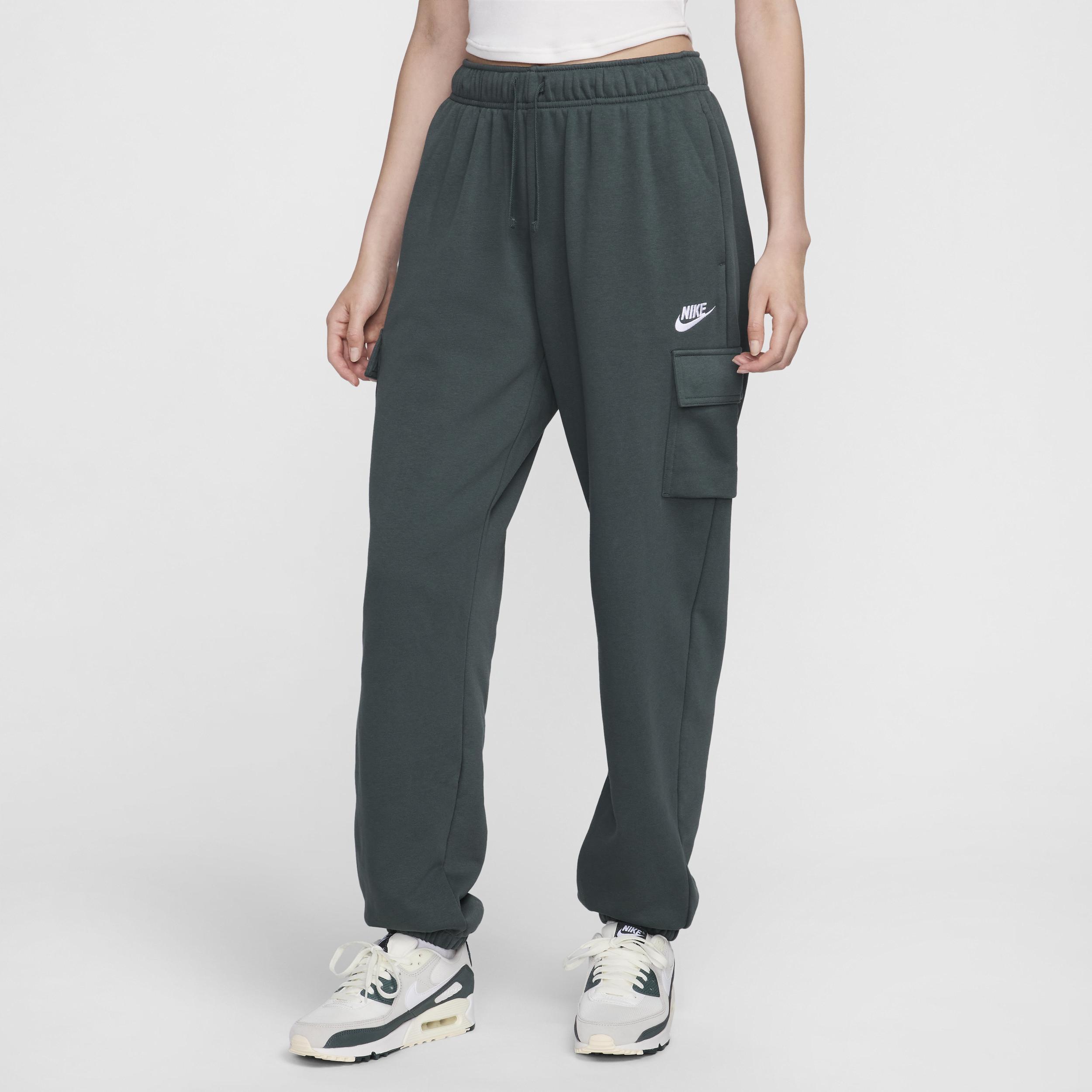 Women's Nike Sportswear Club Fleece Mid-Rise Oversized Cargo Sweatpants Product Image