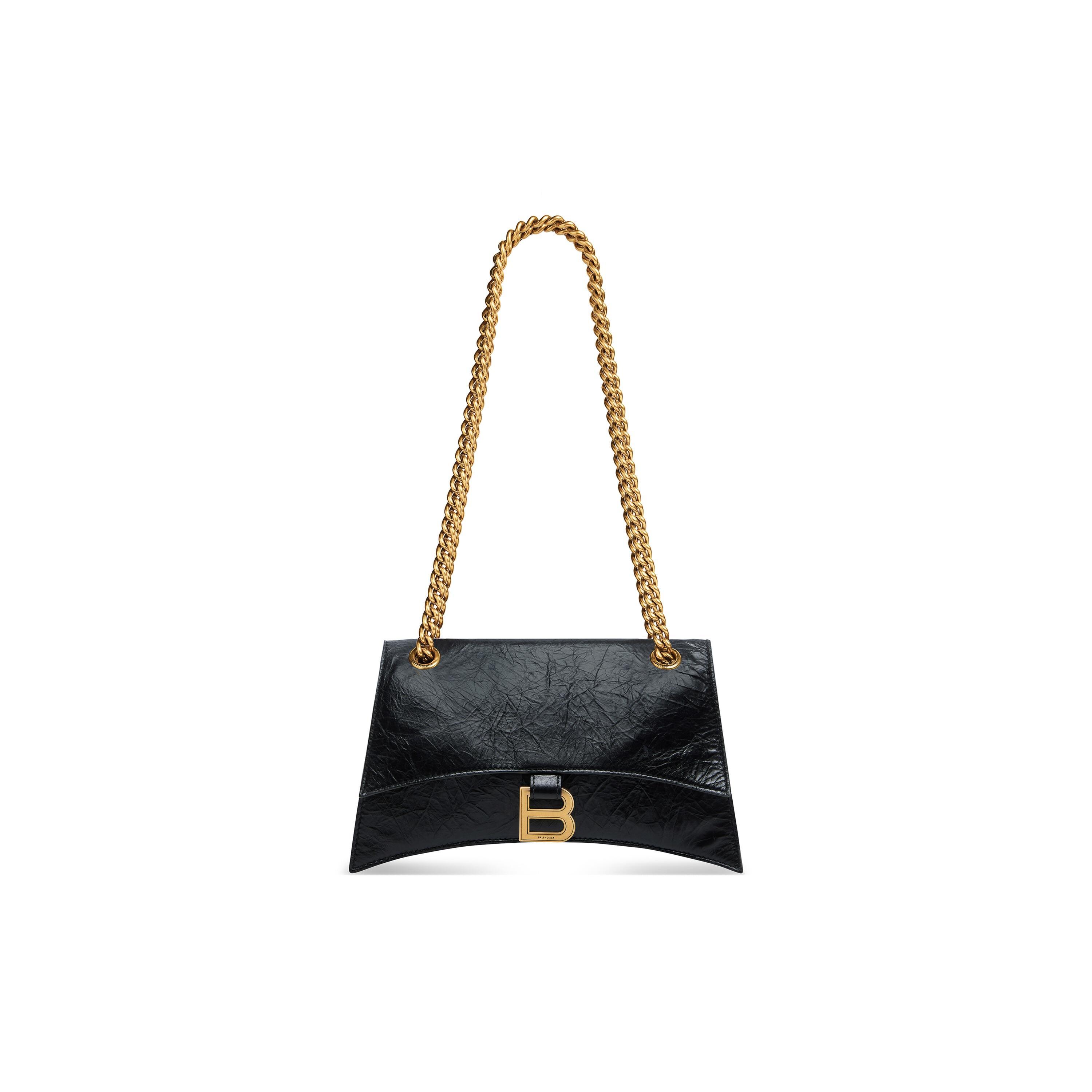 Women's Crush Small Chain Bag  in Black Product Image