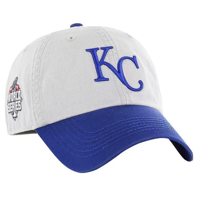 Mens 47 Gray/Royal Kansas City Royals Sure Shot Classic Franchise Fitted Hat Product Image