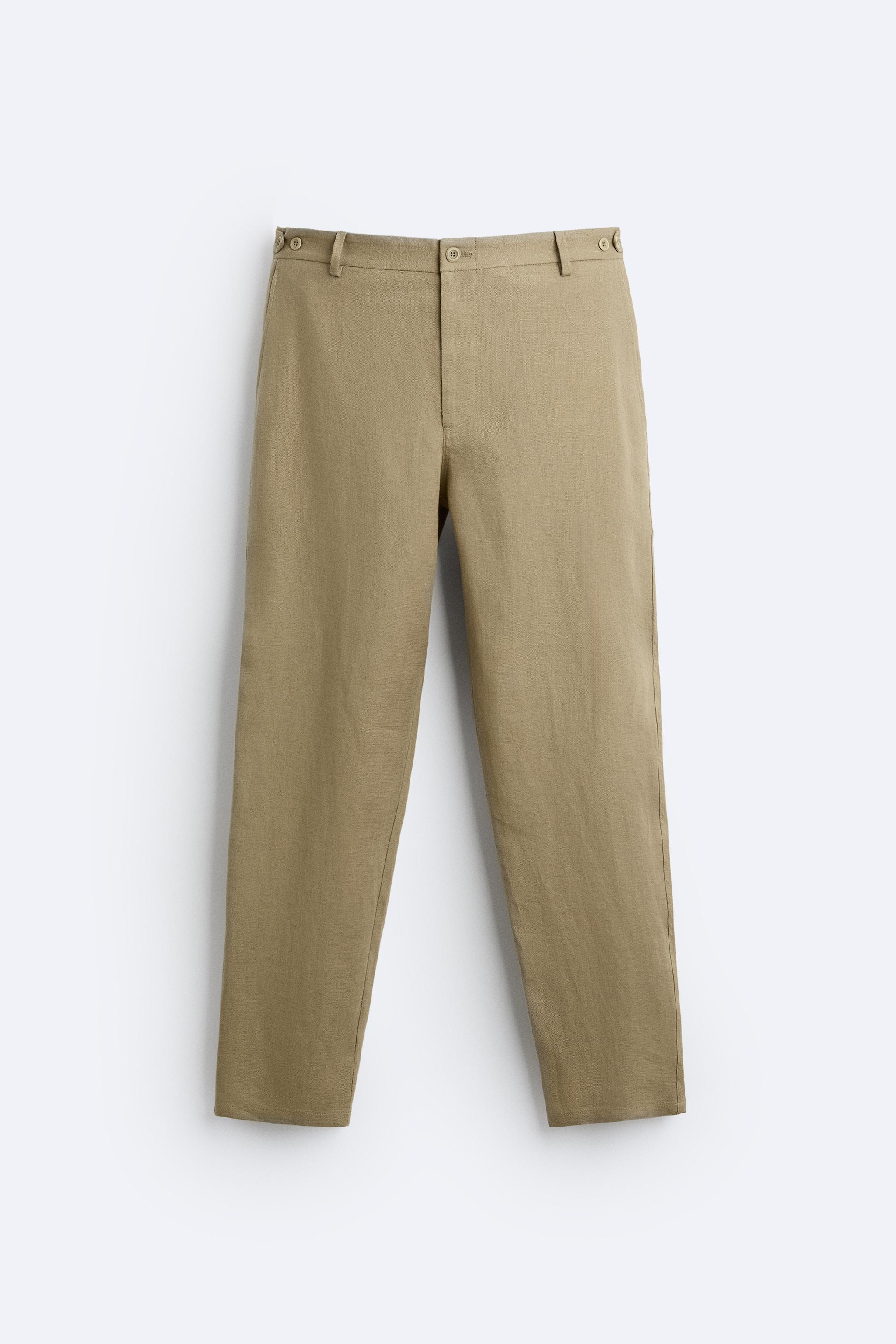 LINEN PANTS IN 100% LINEN Product Image