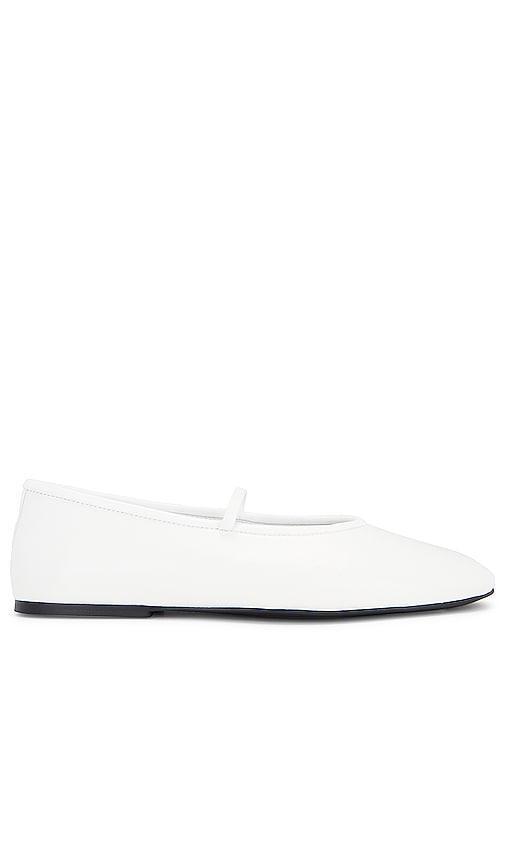 Tony Bianco Martinez Flat in White. - size 5 (also in 10, 11, 5.5, 6, 7, 7.5, 8, 8.5, 9, 9.5) Product Image