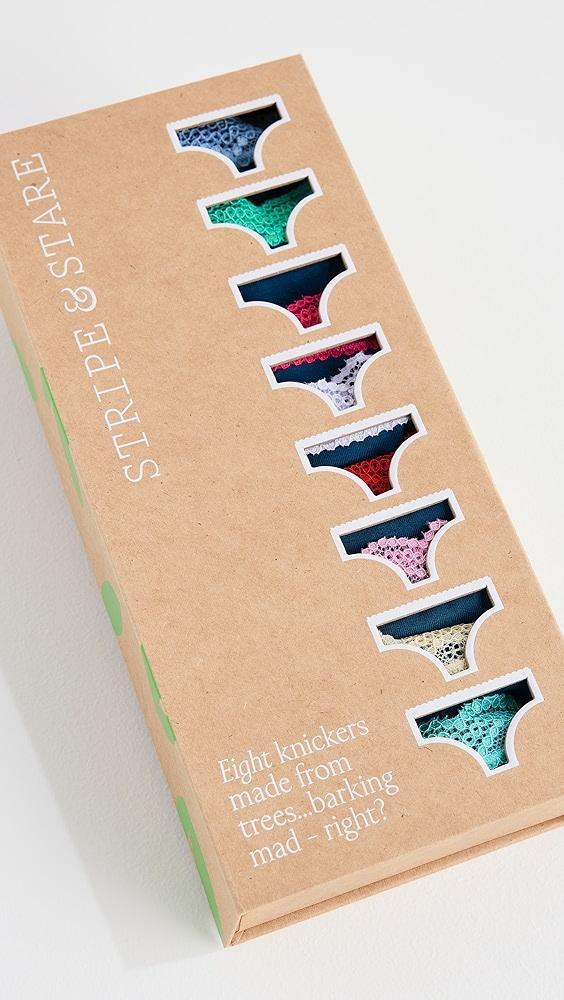 Stripe & Stare Original Knicker Eight Pack - Days | Shopbop Product Image