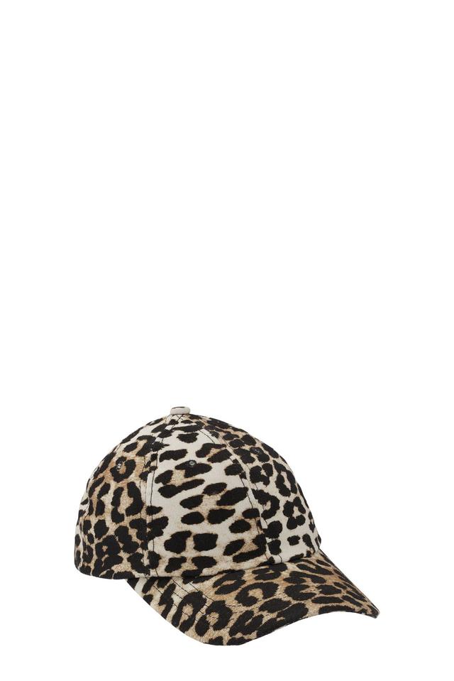 Leopard Canvas Cap Product Image