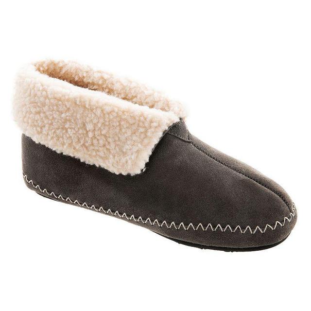 isotoner Women Genuine Suede Boot Womens Slippers Grey Product Image