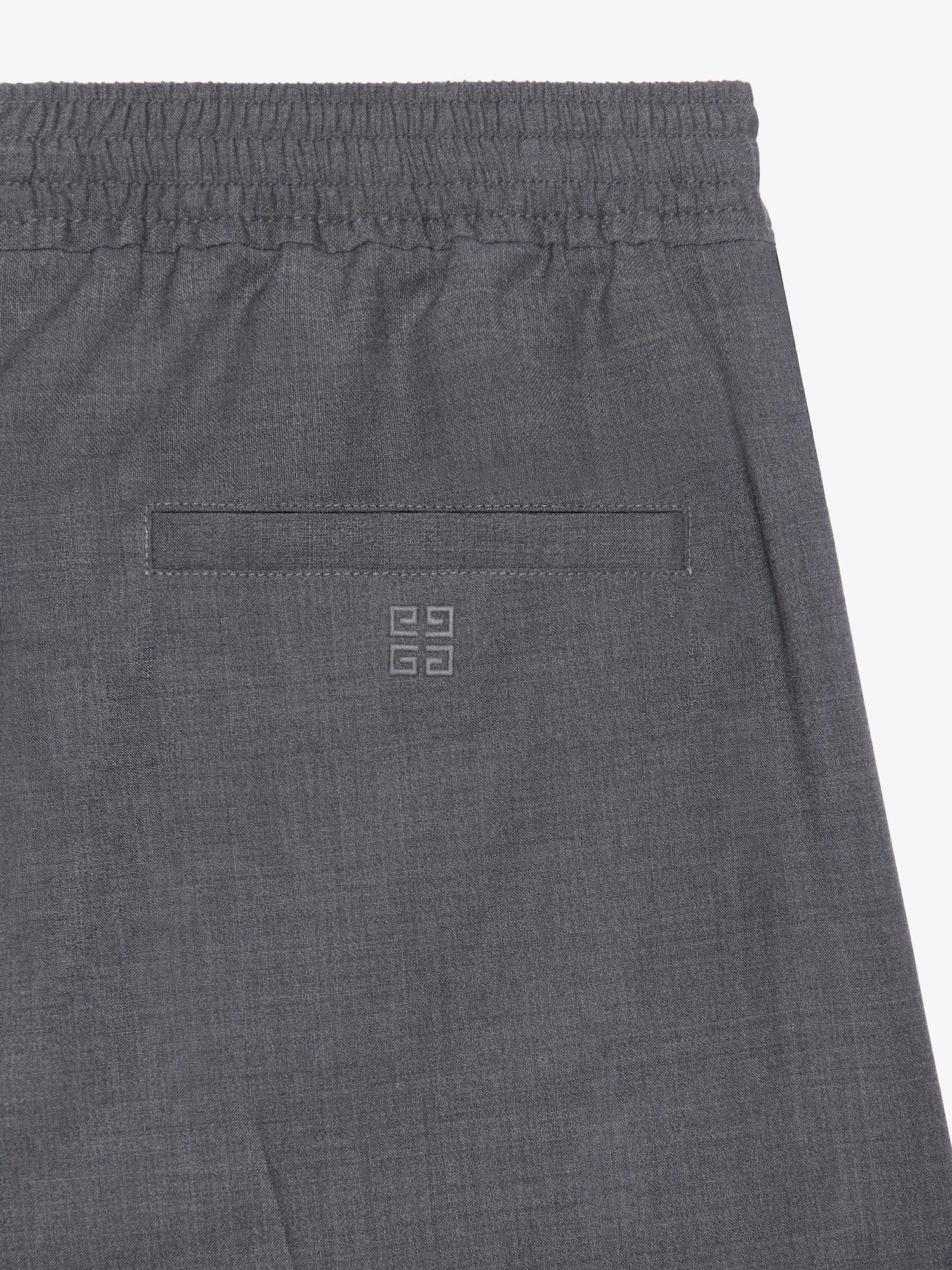 Slim fit jogger pants in wool Product Image