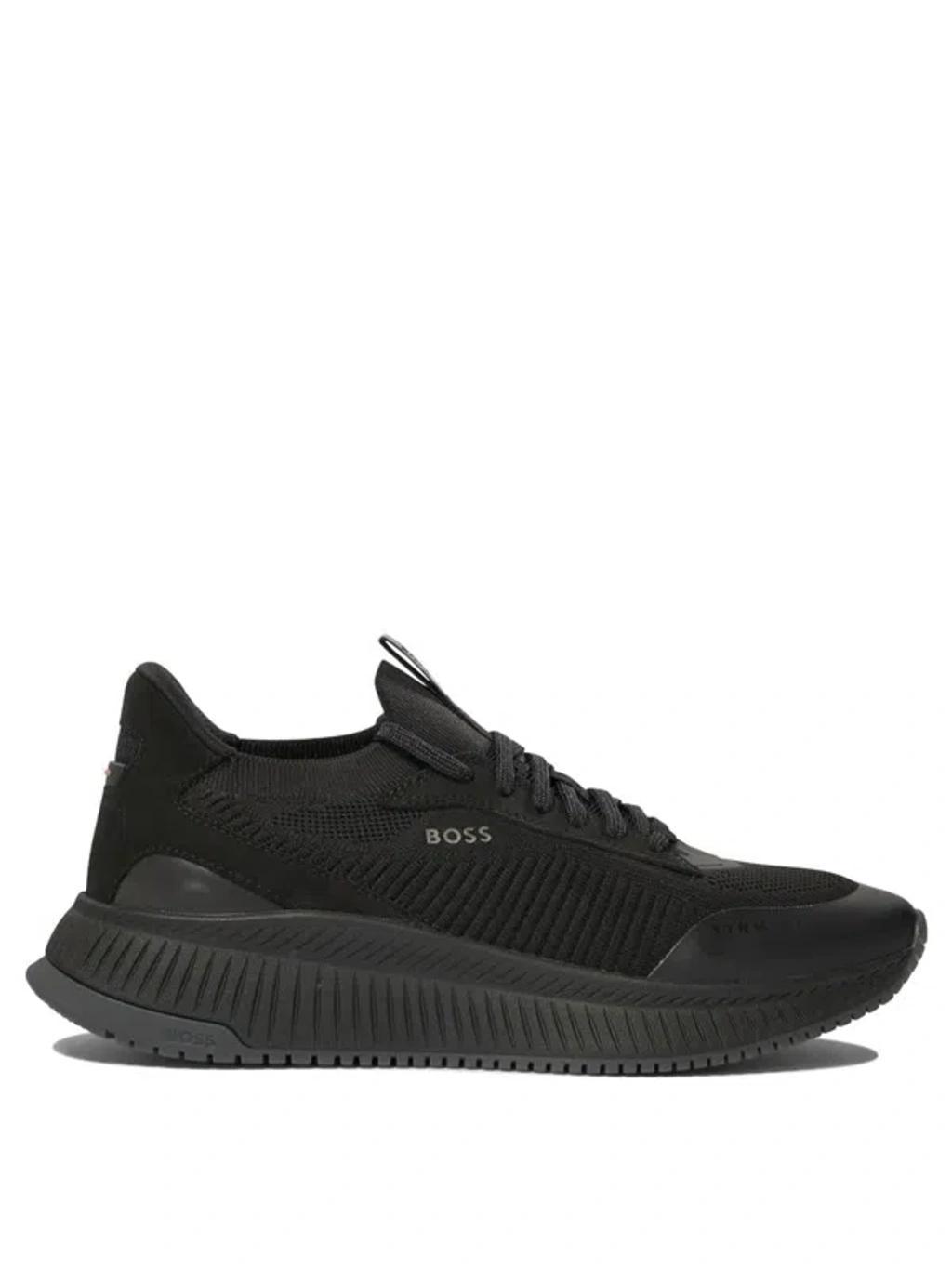 HUGO BOSS Slon Sneakers & Slip-on In Black Product Image