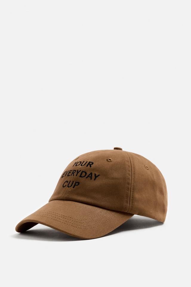 CAP WITH CONTRASTING EMBROIDERY Product Image