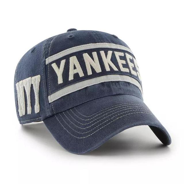 Mens 47 Brand Navy New York Yankees Hard Count Clean Up Adjustable Hat Product Image