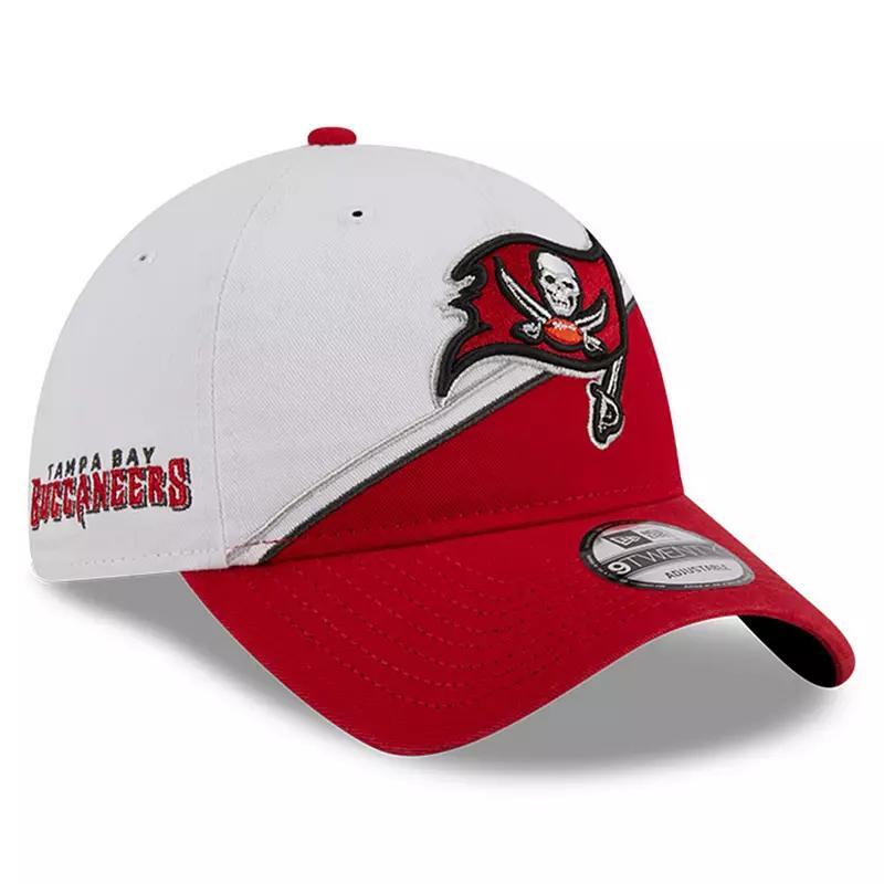 Mens New Era /Scarlet Tampa Bay Buccaneers 2023 Sideline 9TWENTY Adjustable Hat Product Image