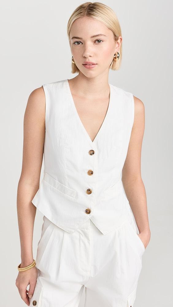 Moon River Button Up Vest | Shopbop Product Image