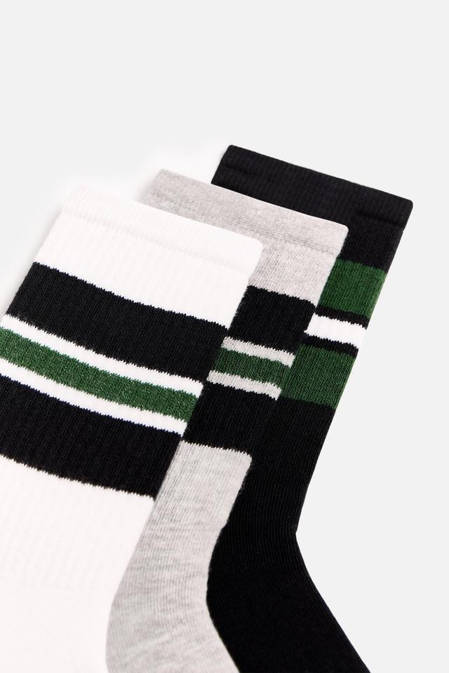 3-PACK OF STRIPED SOCKS Product Image