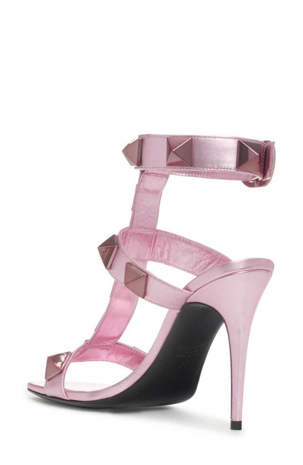 Roman Stud T-strap Sandal In Giacinto Product Image