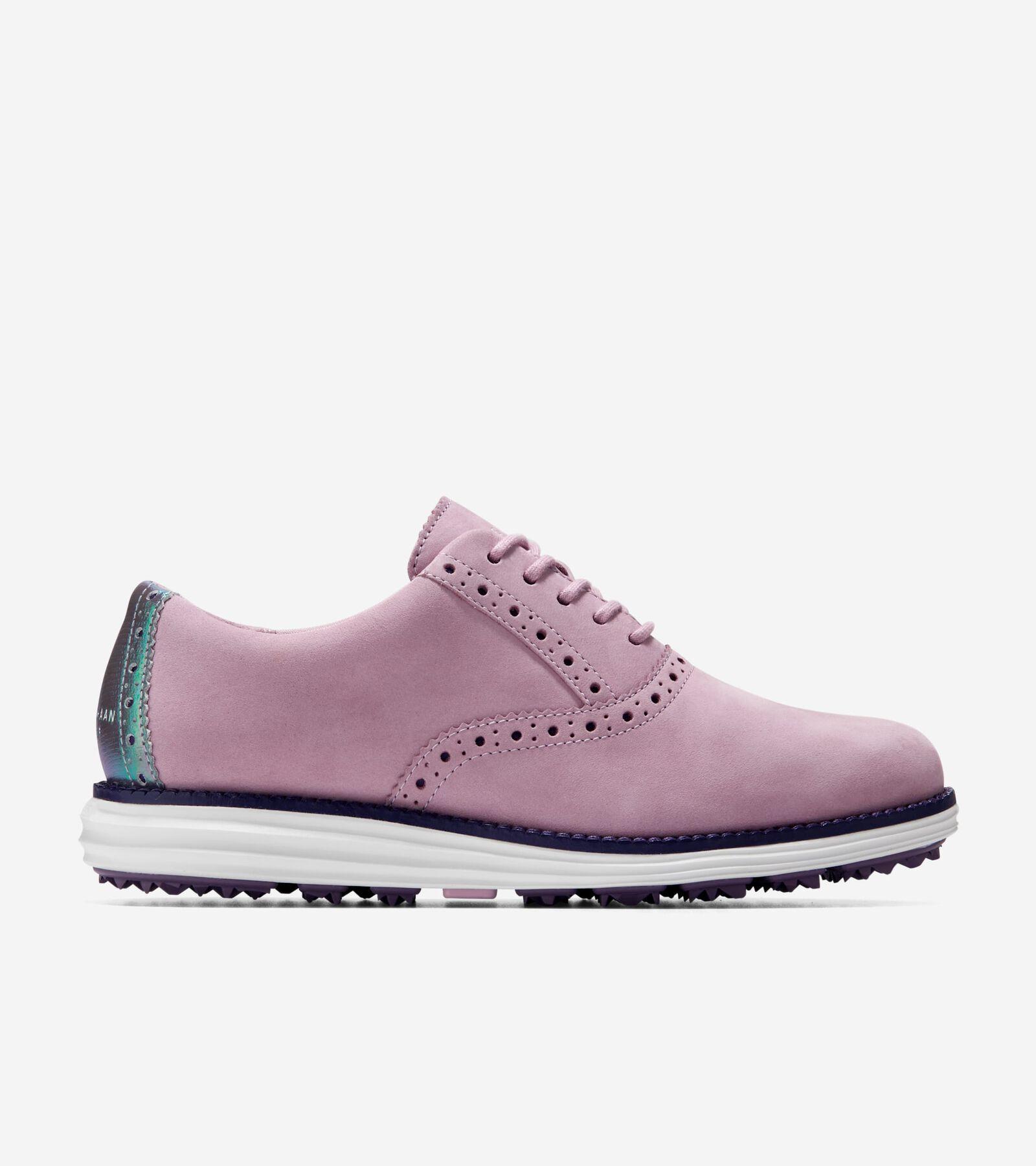 Cole Haan Womens riginal Grand Shortwing Golf Shoes - Purple Size 6 Product Image