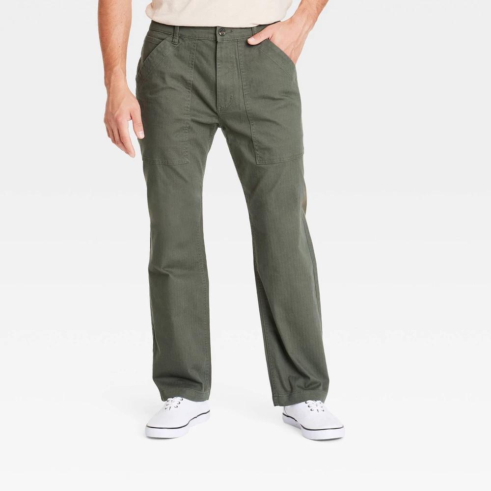 Mens Straight Leg Utility Pants - Goodfellow & Co 32x32 Product Image