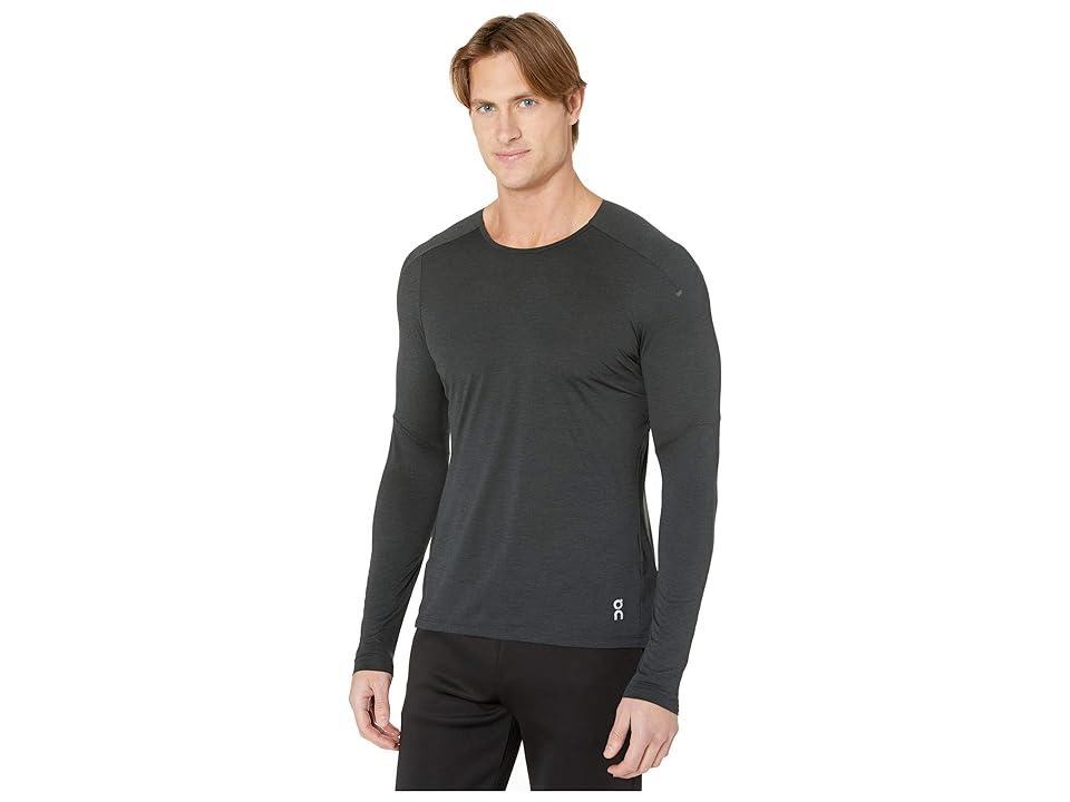 On Running Men's Performance Long Tee Black Product Image