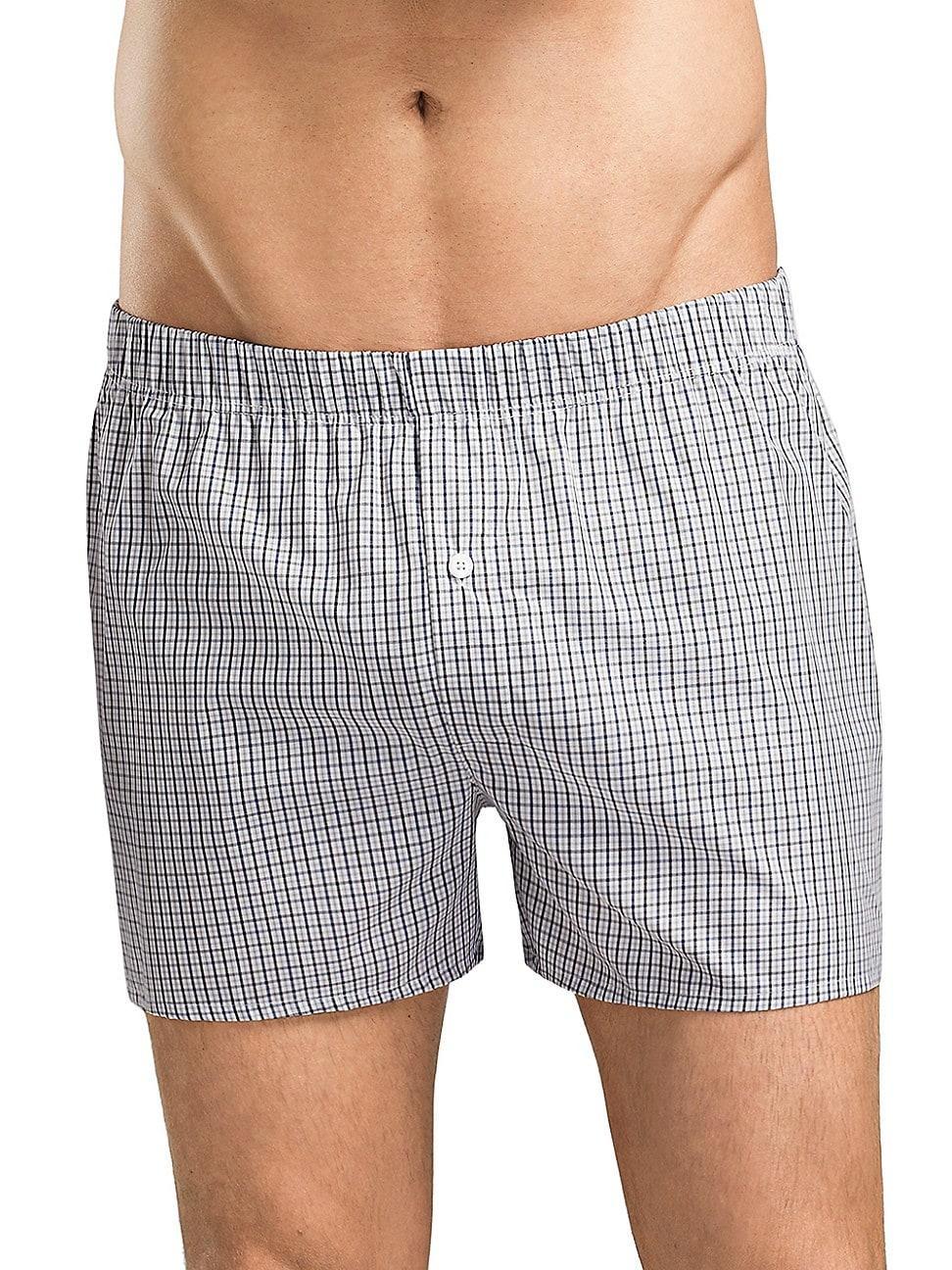 Mens Fancy Woven Cotton Boxers Product Image