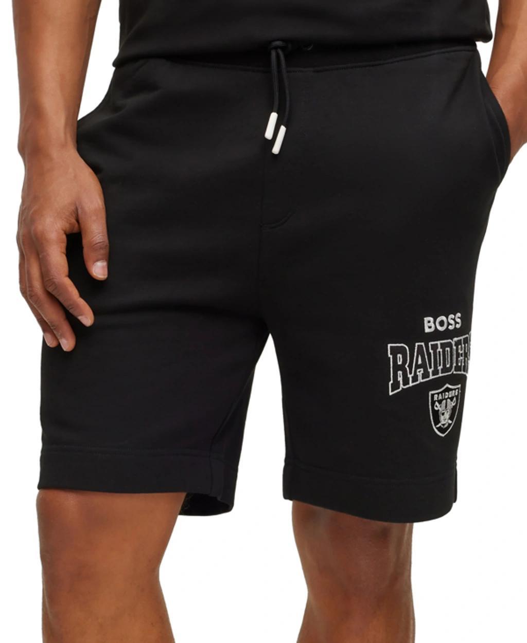 Boss By  Boss X Keith Haring Gender-neutral Shorts In Las Vegas Raiders Product Image