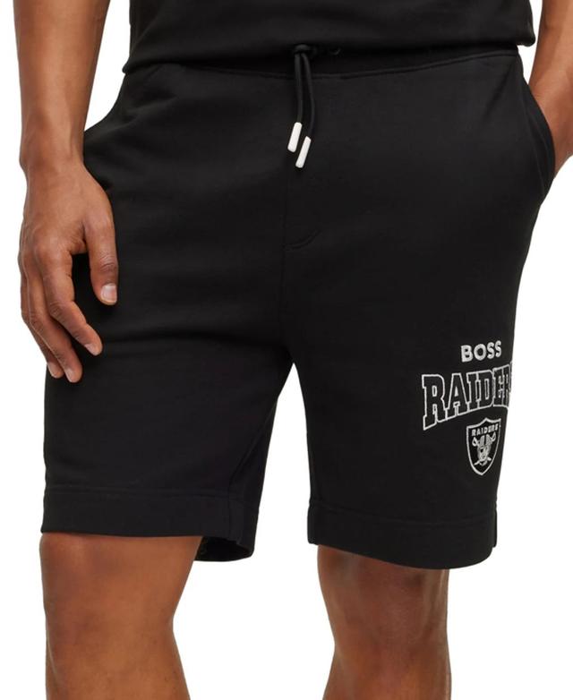 Boss By  Boss X Keith Haring Gender-neutral Shorts In Las Vegas Raiders Product Image