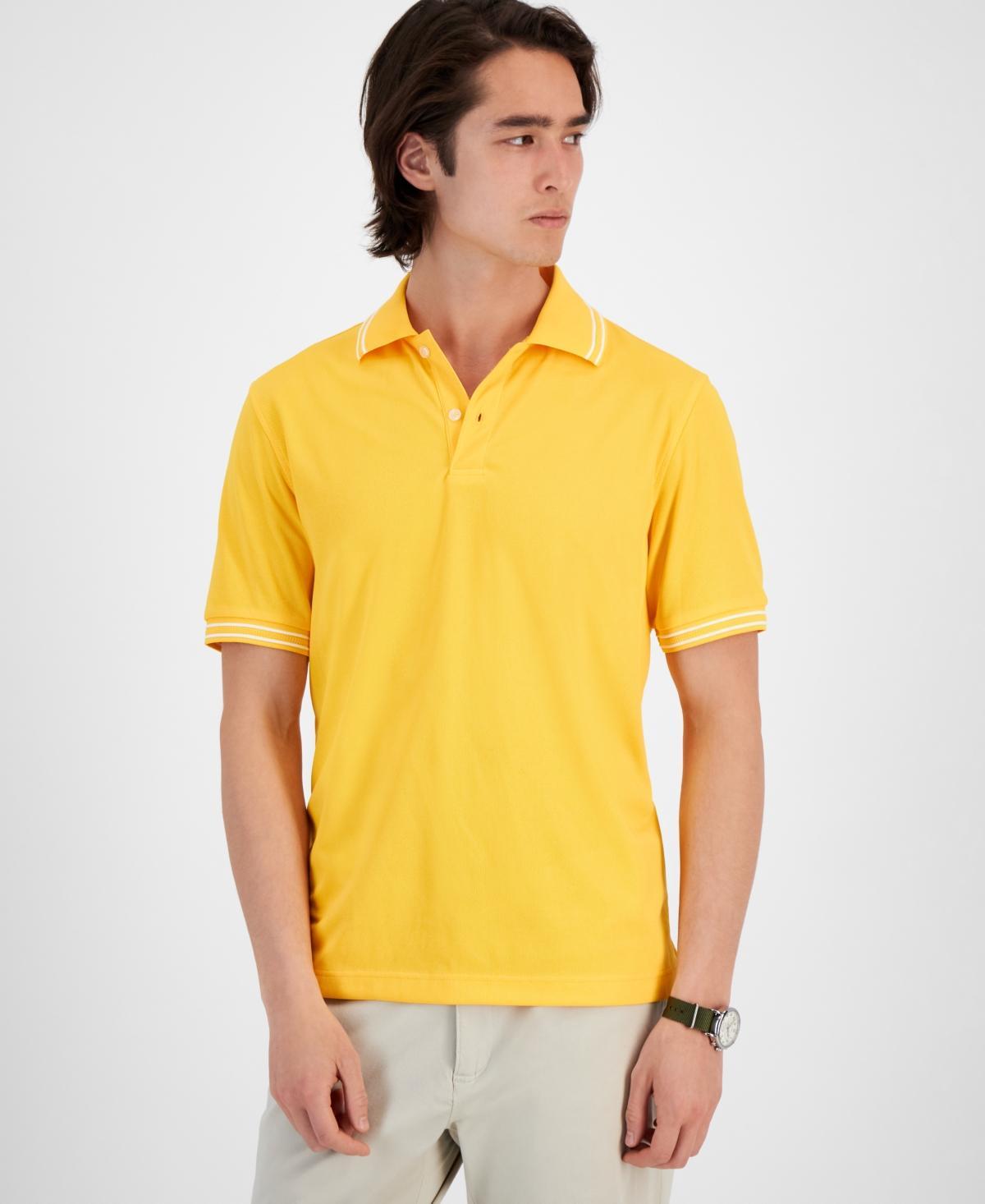 Club Room Mens Performance Stripe Polo, Created for Macys Product Image