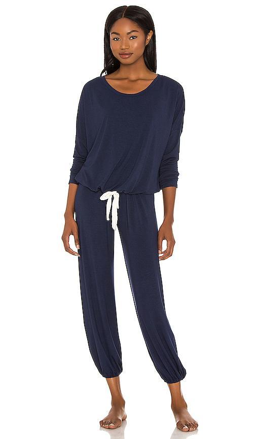 eberjey Gisele Slouchy Set in Black. Product Image