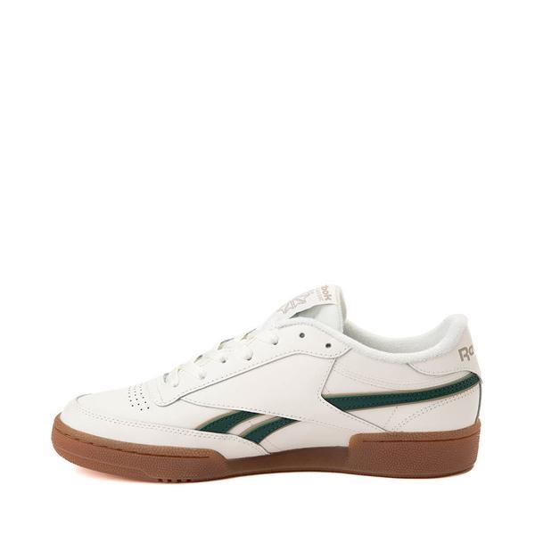 Mens Reebok Club C Revenge Vintage Athletic Shoe - Chalk / Collegiate Green Product Image