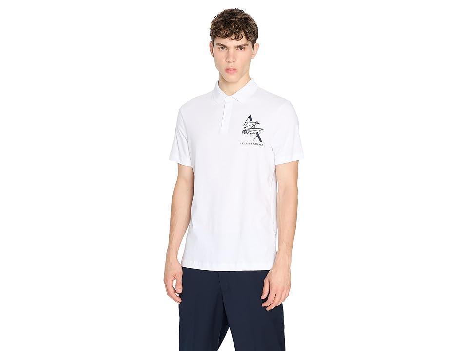 Armani Exchange AX Eagle Logo Polo Men's Clothing Product Image