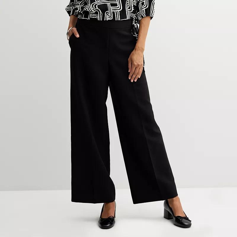 Womens Nine West Pull-On Wide Leg Pants Product Image