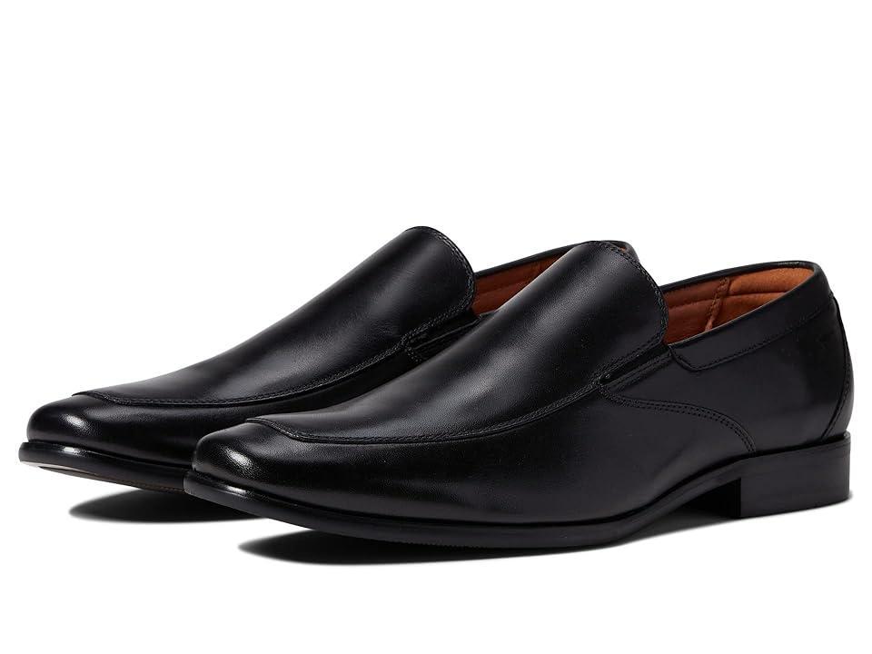 Florsheim Postino Moc Toe Venetian Slip-On (Black Smooth) Men's Shoes Product Image
