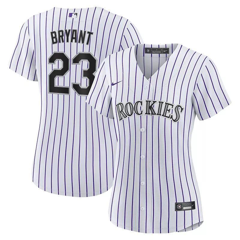 Womens Nike Kris Bryant /Purple Colorado Rockies Replica Player Jersey Product Image