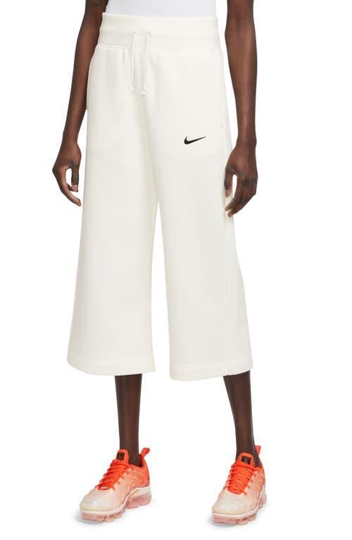 Nike Sportswear Phoenix Fleece Women's High-Waisted Cropped Sweatpants Product Image