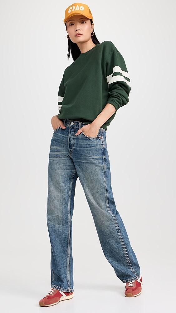 Clare V. Oversized Varsity Sweatshirt | Shopbop Product Image