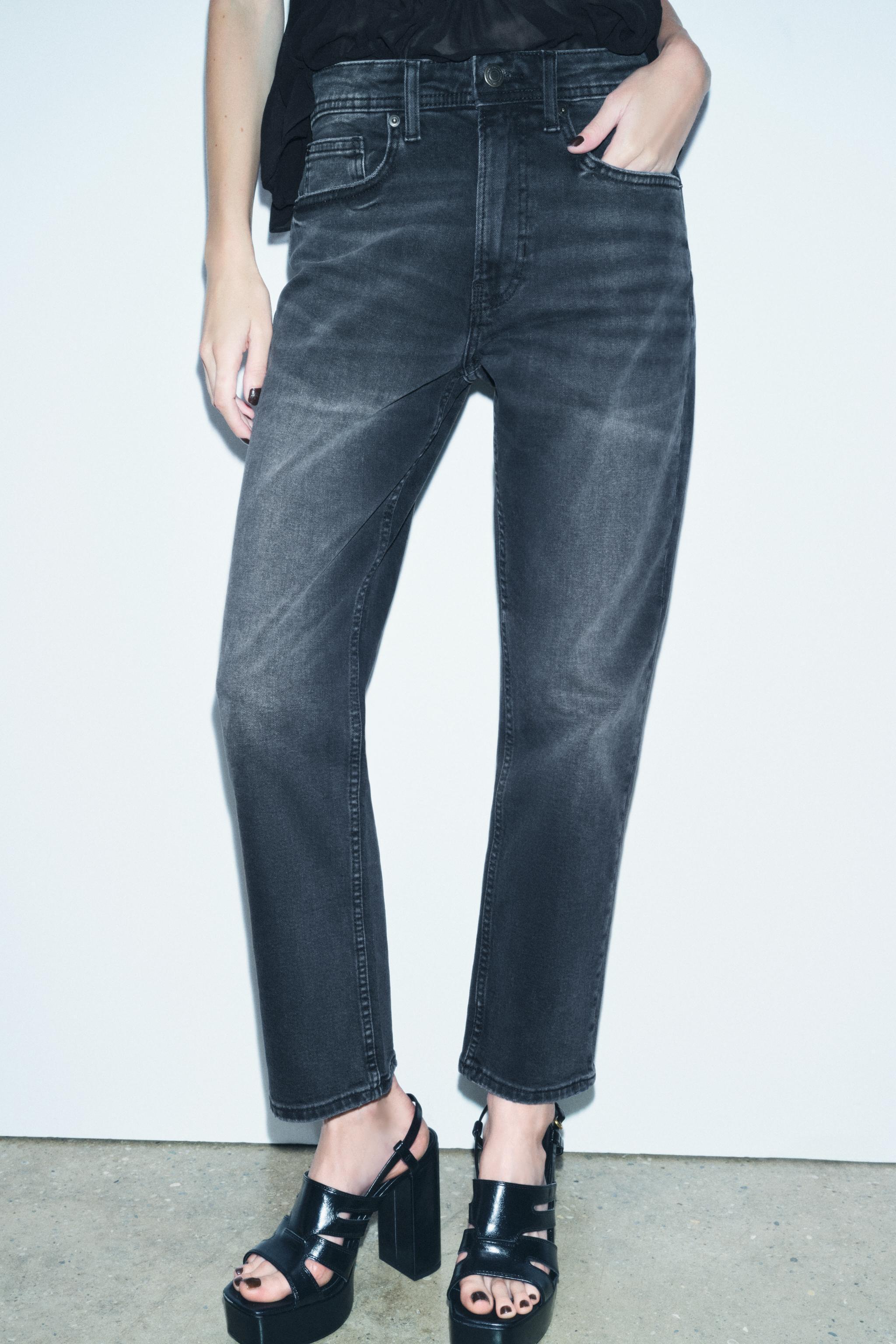 RELAXED MID WAIST SLIM JEANS ZW COLLECTION Product Image