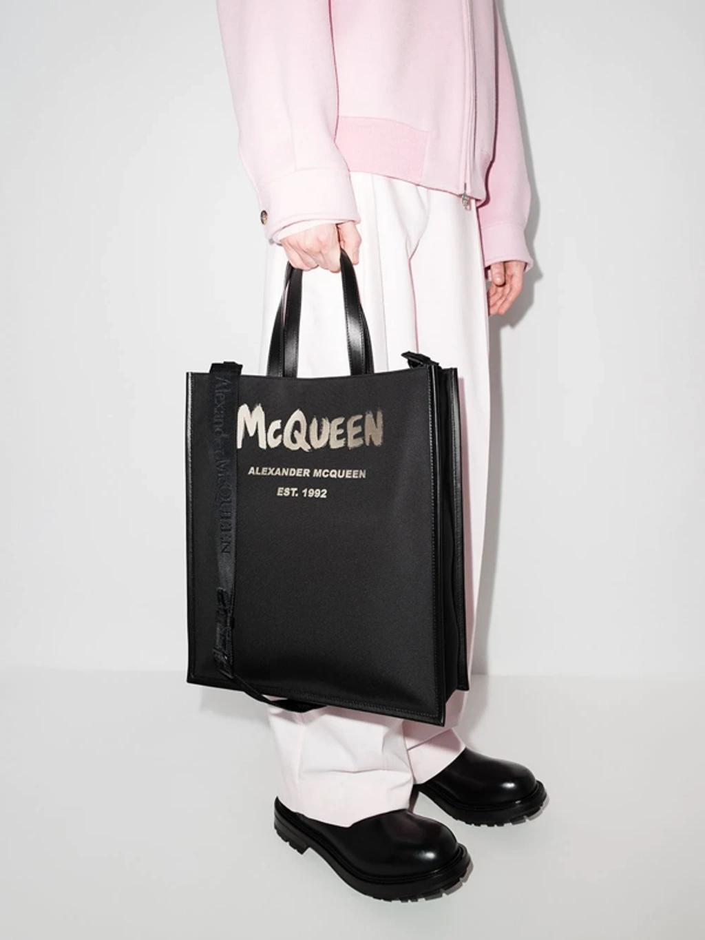 Brushed Logo Tote Bag In Black Product Image