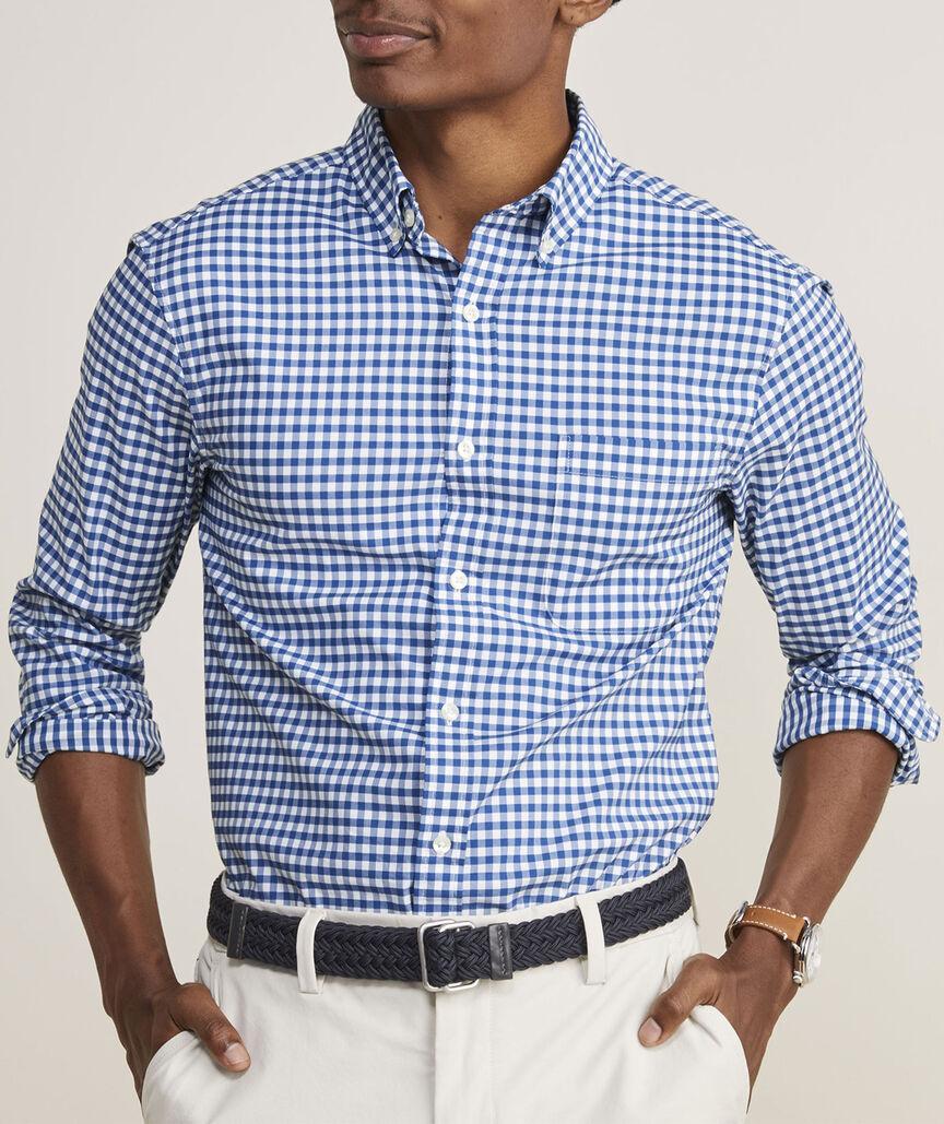 On-The-Go brrr° Gingham Shirt Product Image